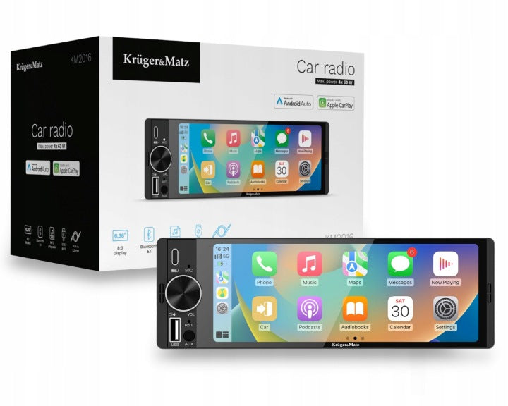 KRUGER&MATZ CAR RADIO KM2016 CARPLAY/AAUTO