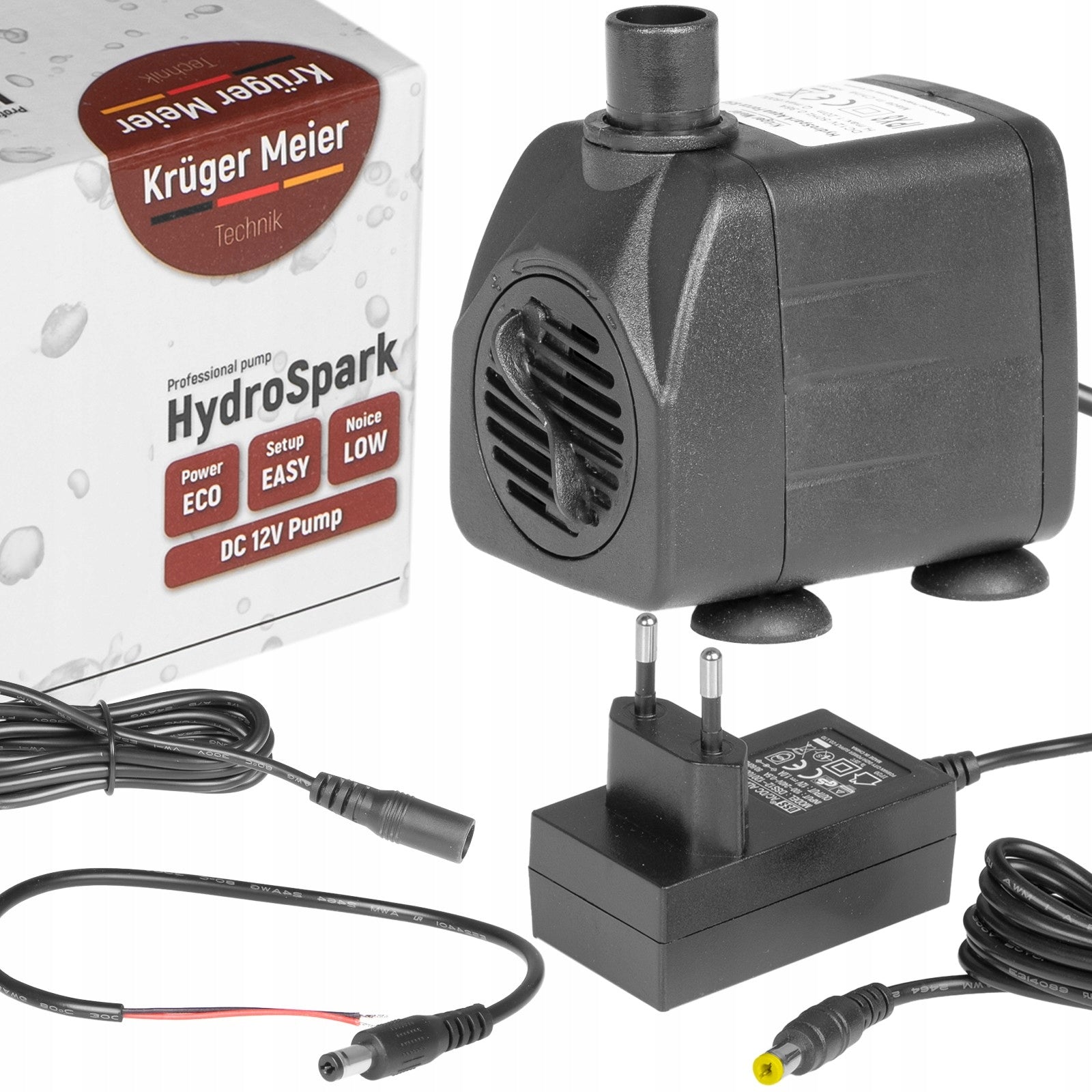 KRUGER MEIER HYDROSPARK WATER PUMP 1500LH 12V 230V FOR GARDEN AND MOTORHOME Manufacturer Kruger Meier
