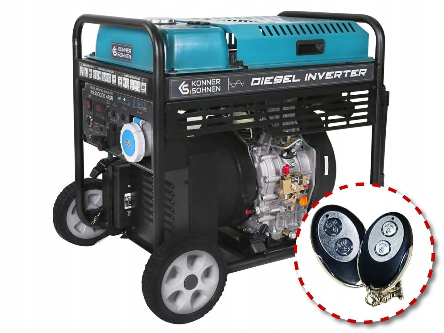 KS INVERTER GENERATOR DIESEL KS 9500iDE ATSR 10kW 230V