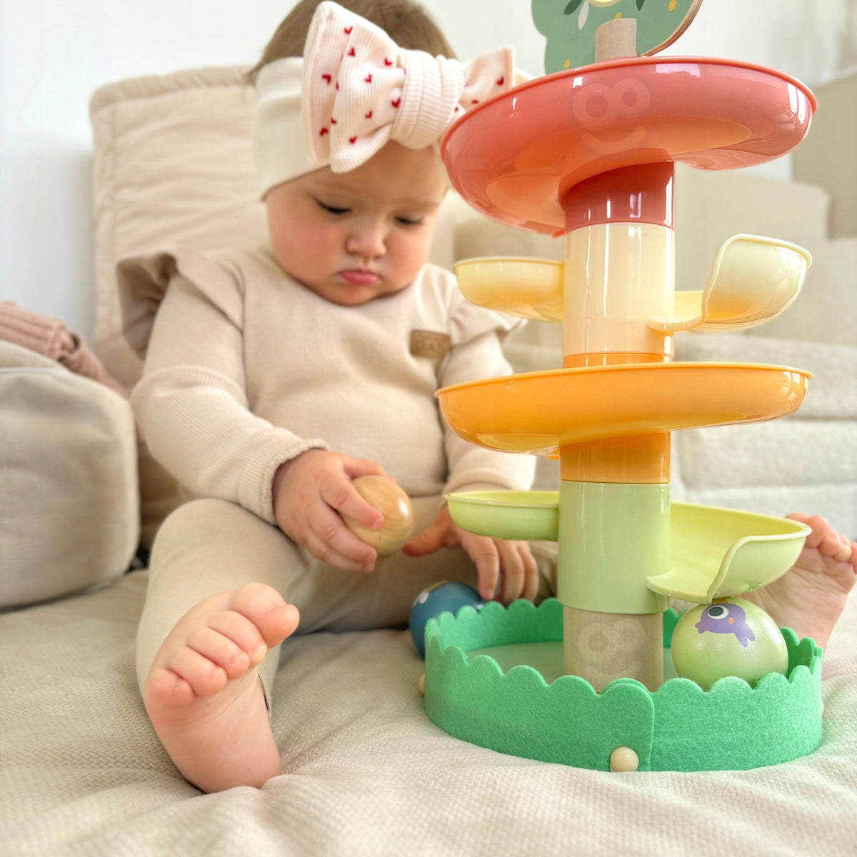 KULODROM BALL TRACK MUSIC TREE MONTESSORI SLIDE EDU WOOPIE Brand Woopie