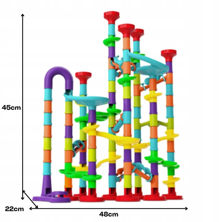 KULODROM BALL TRACK SPIRAL CONSTRUCTION SET FOR CHILDREN 142 EL GIFT Packaging status original