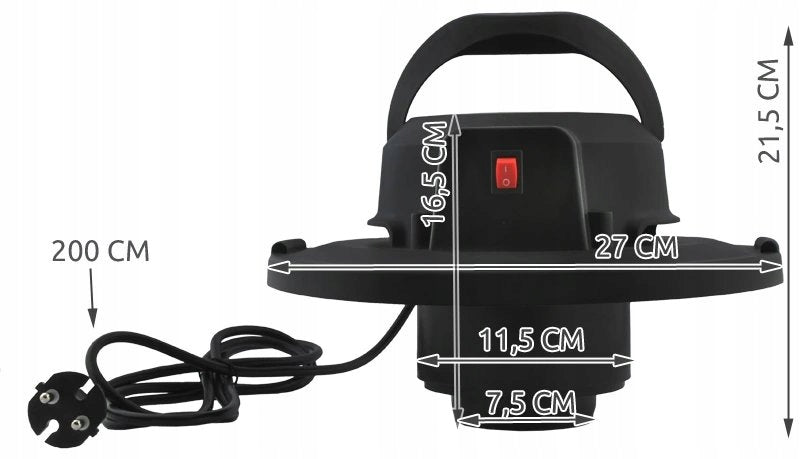 Kaminer Vakuový motor pro vysavače 16 L 800 W Manufacturer Kaminer