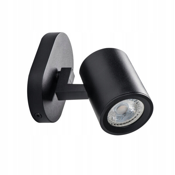 Kanlux Wall lamp, movable wall lamp LAURIN EL-1O B black