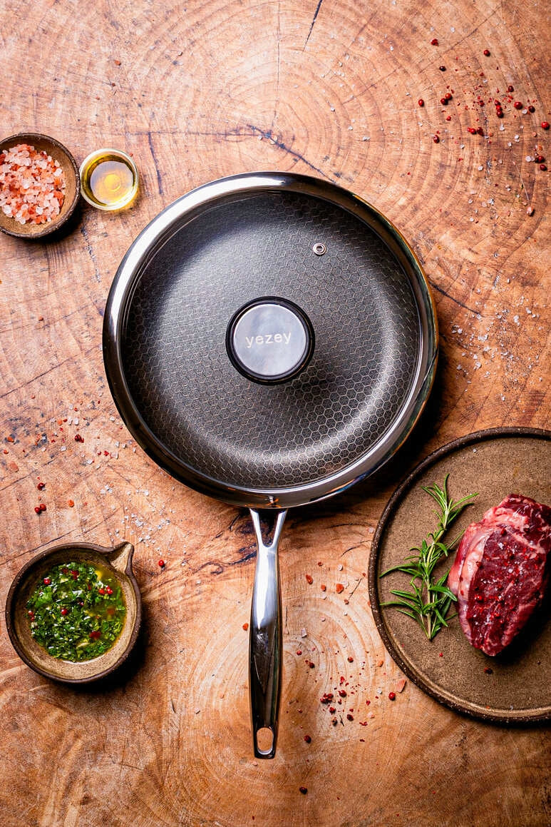 Kanso Professional Ceramic Pan 24 cm with Lid for Inductions Gas Manufacturer code 5905601227007