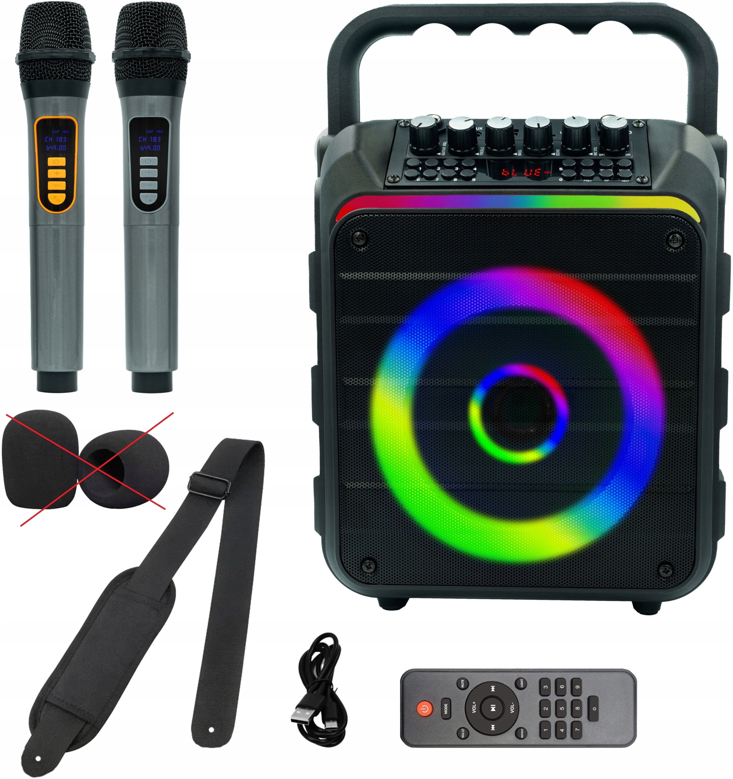 Karaoke set MusicMate MM-SC300 18 W black