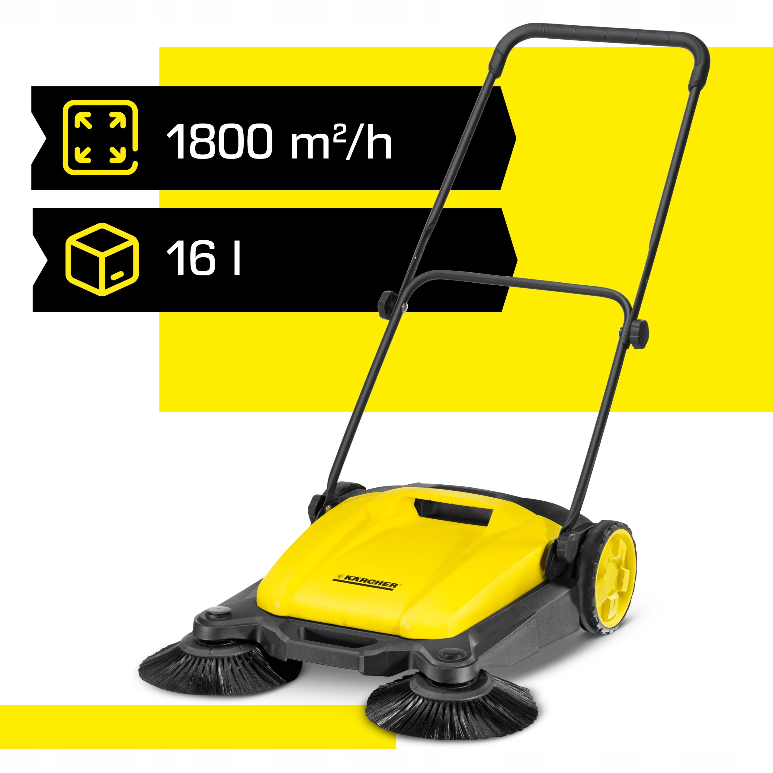 Karcher S 3 Twin 2-in-1 Manual Leaf Sweeper Brand Kärcher