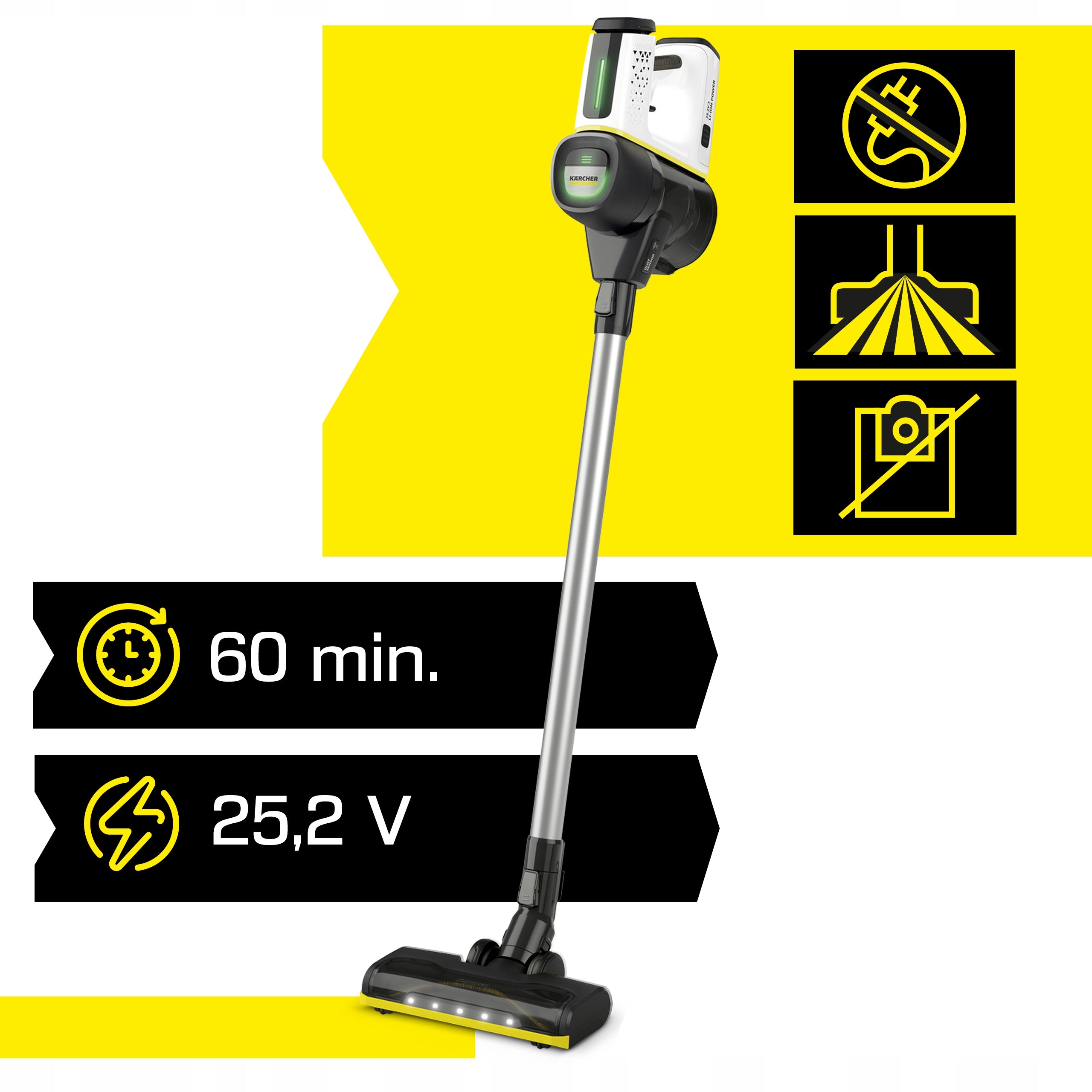 Karcher VC 7 Cordless yourMax 1.198-710.0 Cordless Upright Vacuum Cleaner Manufacturer code 1.198-710.0