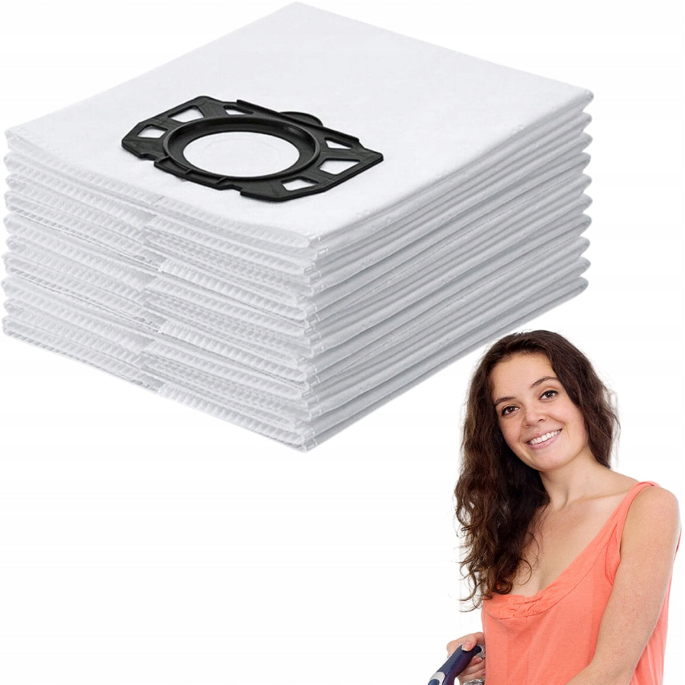 Kärcher WD4 WD5 WD6 synthetic vacuum cleaner replacement bags 10 pcs.