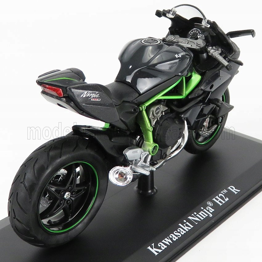 Kawasaki Ninja H2R H2 R 2017 Maisto 1:12 Stand with description! Model Motorbike Packaging status original