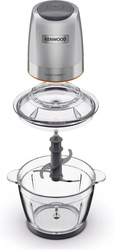 Kenwood EasyChop+ CHP62.400SI shredder 500W Quad Blade ice glass bowl Dominant color clear