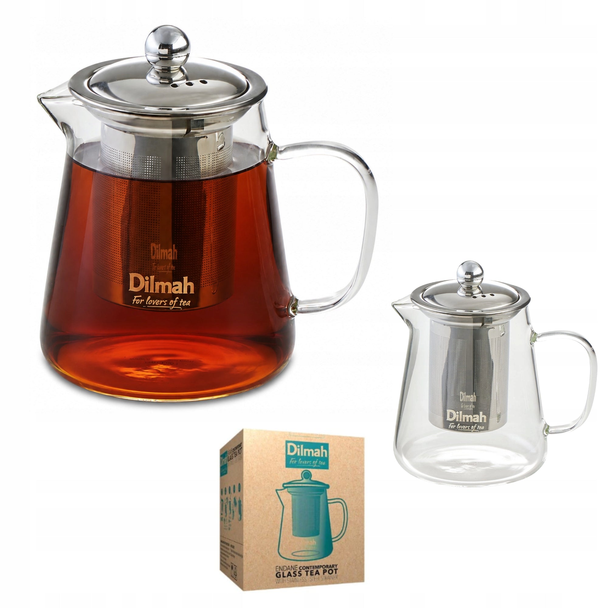 Kettle Dilmah Metal Infuser Endane 500ml Stainless Steel