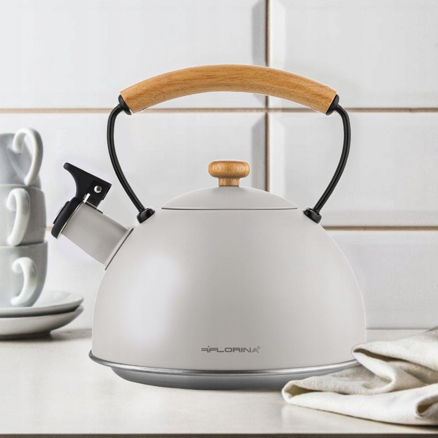 Kettle FLORINA NEW Natura Line INDUCTION 1,8L Grey Packaging status original