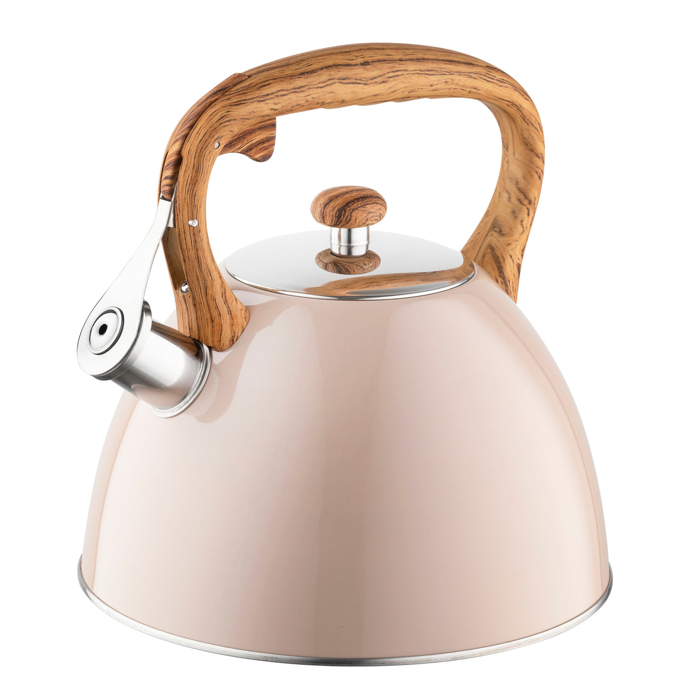 Kettle Florina Frank 2,5 l Stainless Steel Induction Whistle Beige Packaging status original