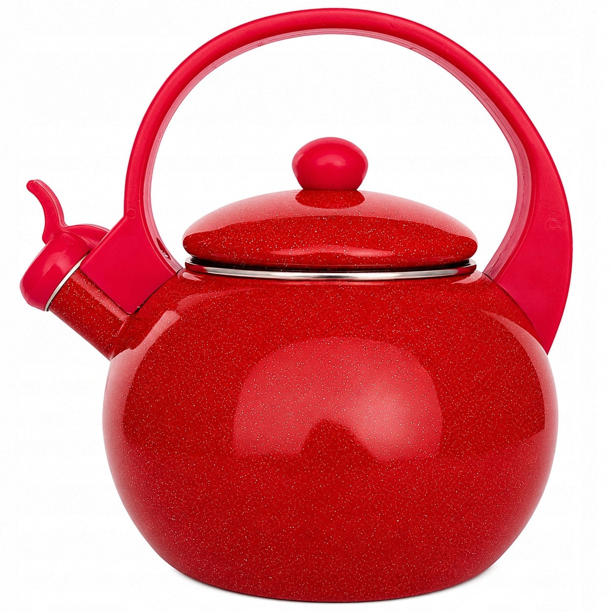 Kettle Traditional Steel ENAMEL Enamel Red 2 Lit. Induction GAS Manufacturer code KH-2080