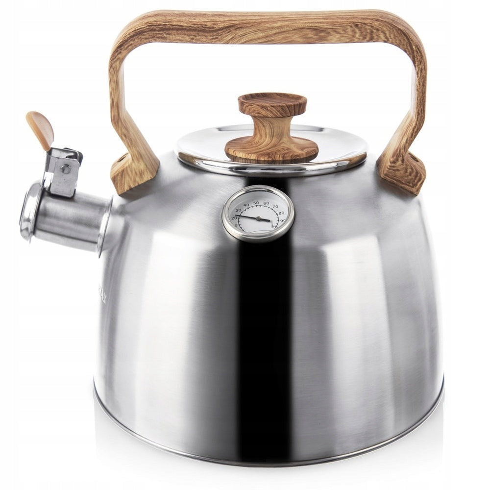 Kettle WITH THERMOMETER whistle for gas cooking induction stove