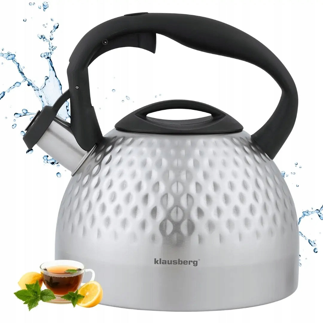 Kettle, steel, 3l, silver Klausberg, KB-7642
