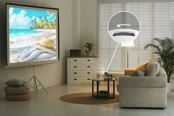 Kiano KVTS01 - 4K Mobile LED Projector, Bluetooth and Wireless Connection Brand Kiano