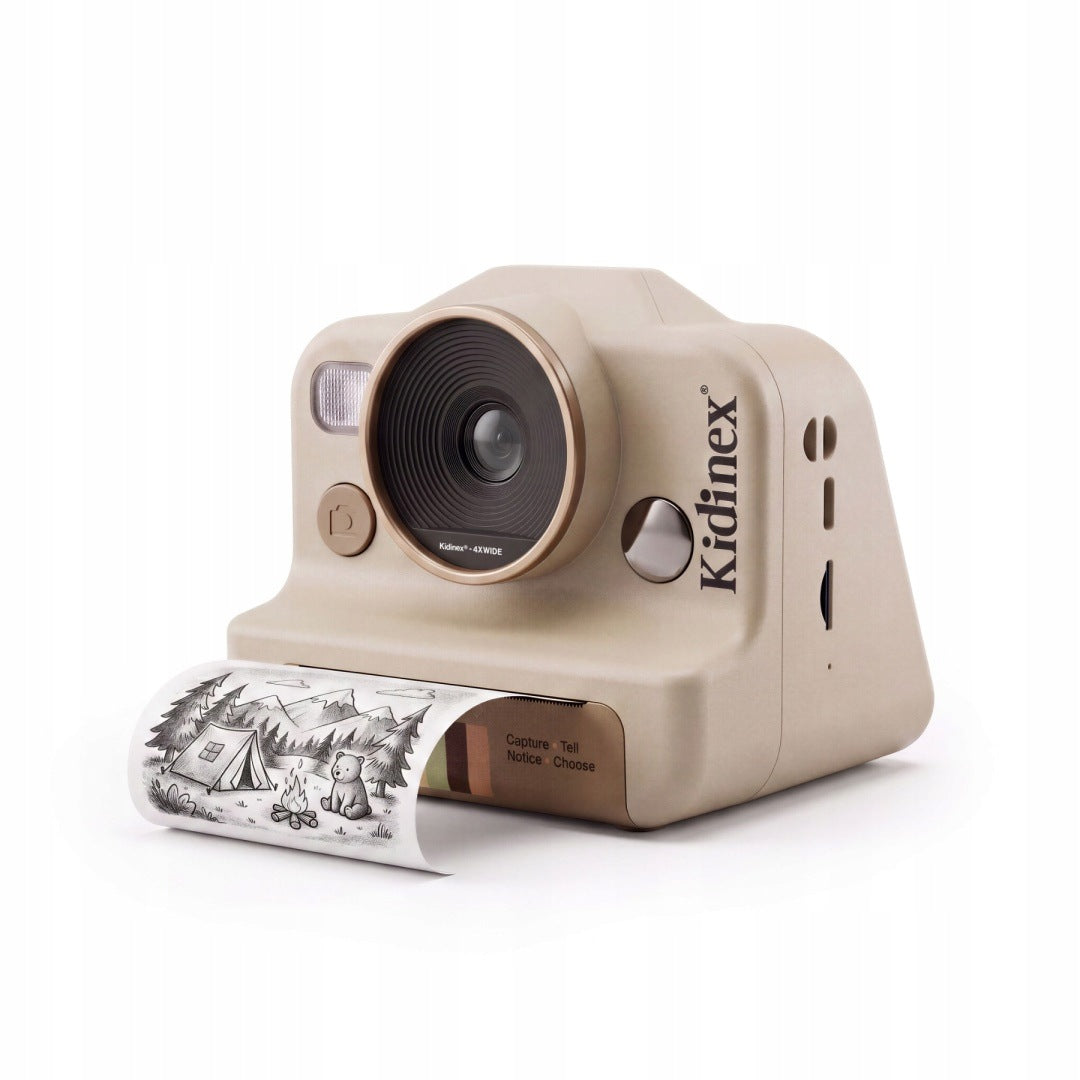 KidLupe Camera Instant Print for Kids KidSnap Beige