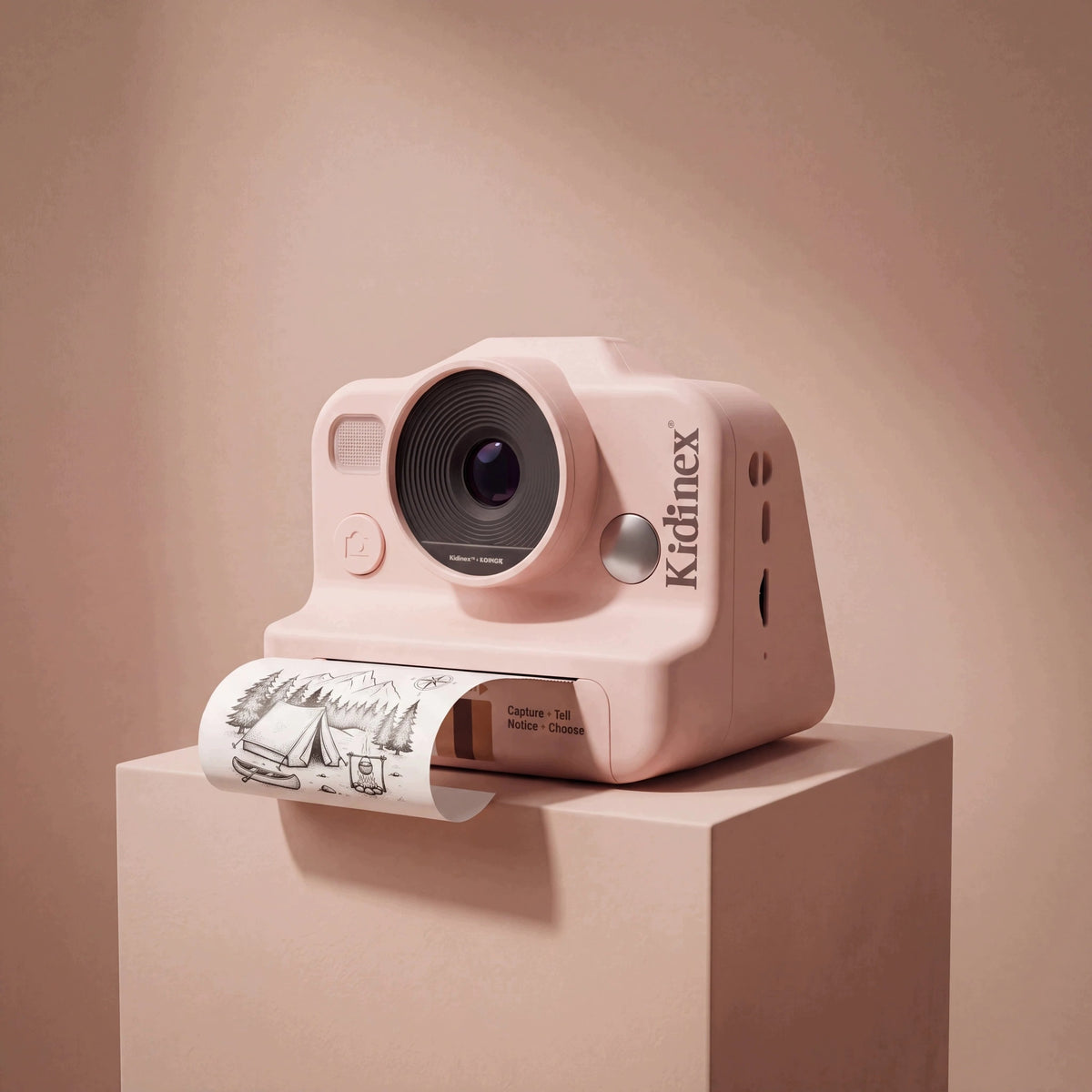 KidSnap Pink Instant Print Photography Camera for Kids Manufacturer code kidsnap pink