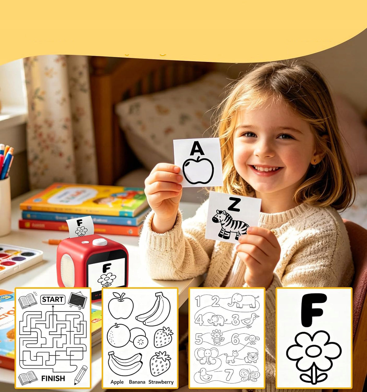 Kids AI voice printer,App electronic pet toy,Mini Sticker Printer Brand no brand