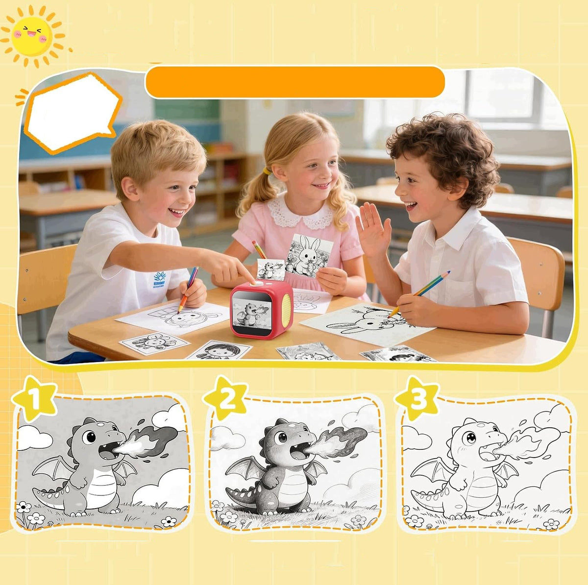 Kids AI voice printer,App electronic pet toy,Mini Sticker Printer Manufacturer code 4896009083177