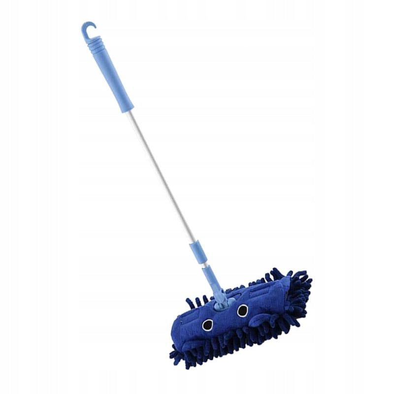 Kids Broom Cleaning Mop, Children Mini Blue Color blue