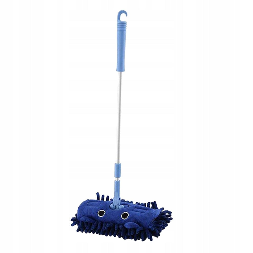 Kids Broom Cleaning Mop, Children Mini Blue