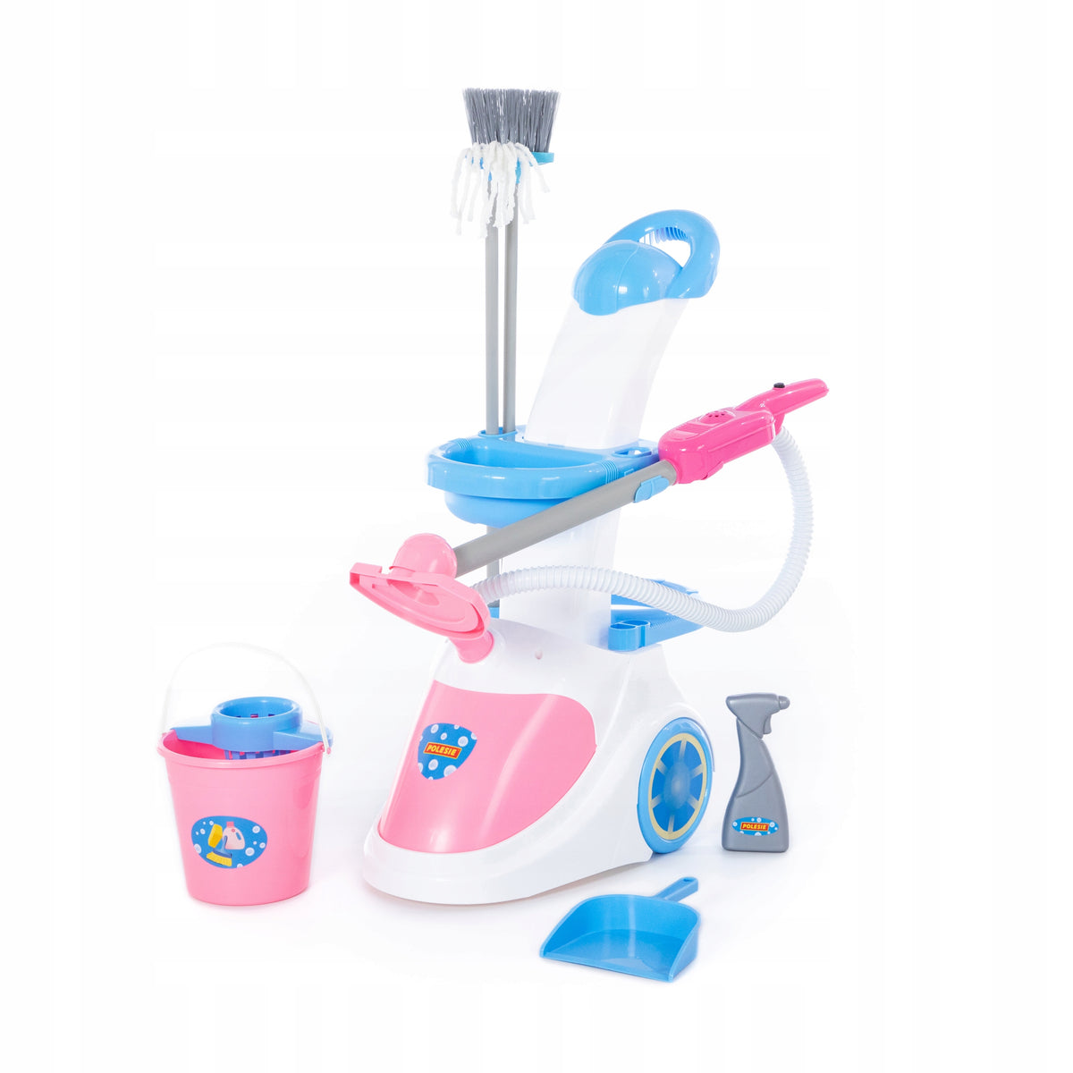 Kids Cleaning Kit with Vacuum Cleaner and Cart 3+ Packaging status original