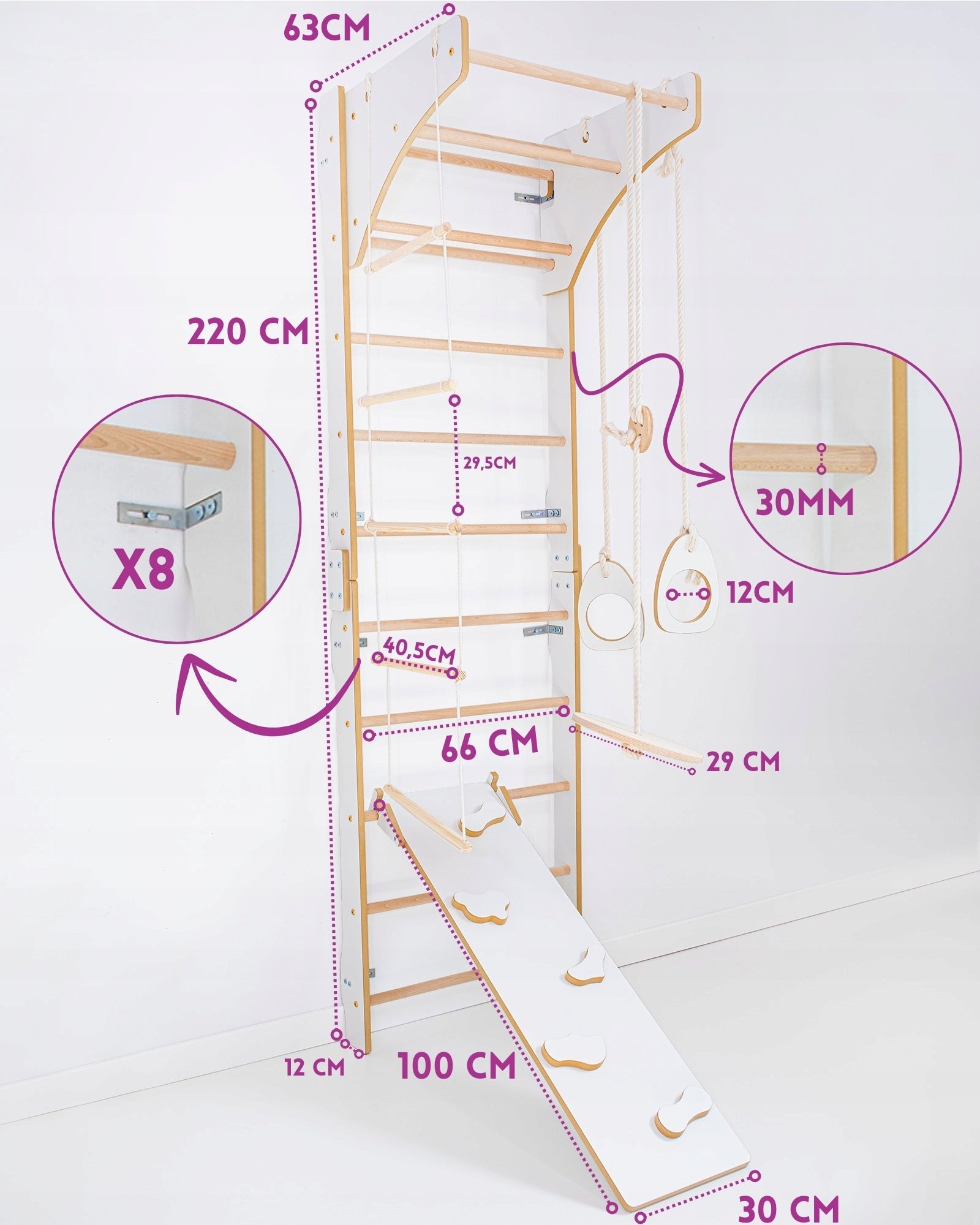 Kids Exercise Ladder with Home Accessories Training Set Manufacturer code DGM3