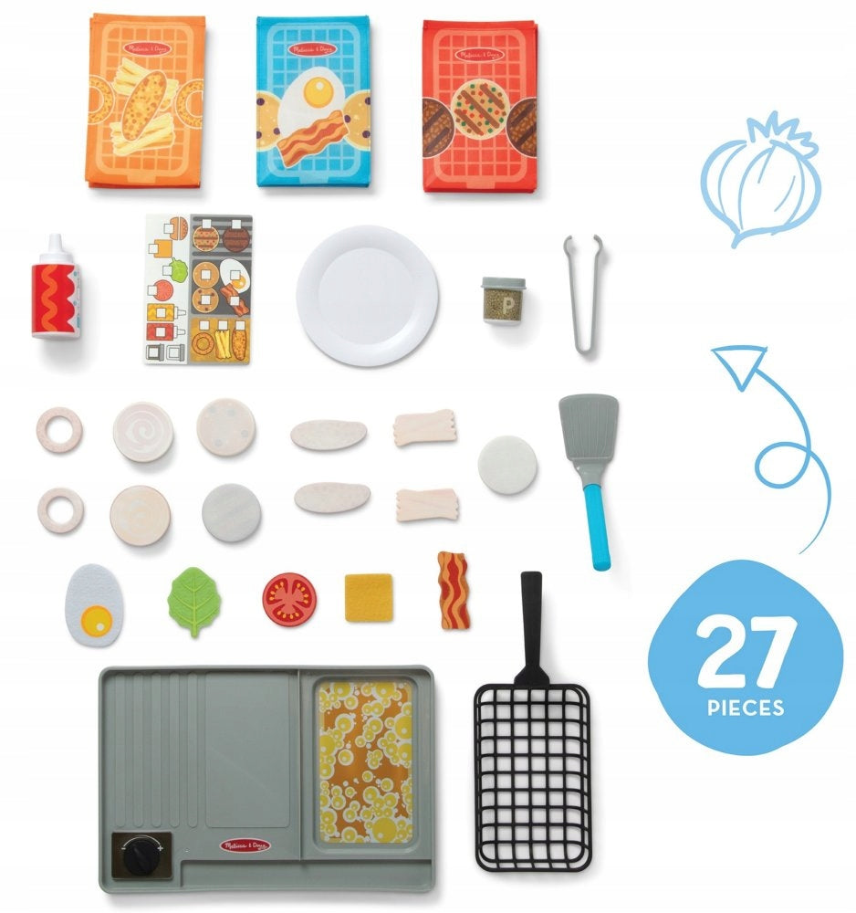 Kids Grill Educational Kitchen Accessories Color Changing Melissa & Manufacturer code 6074893