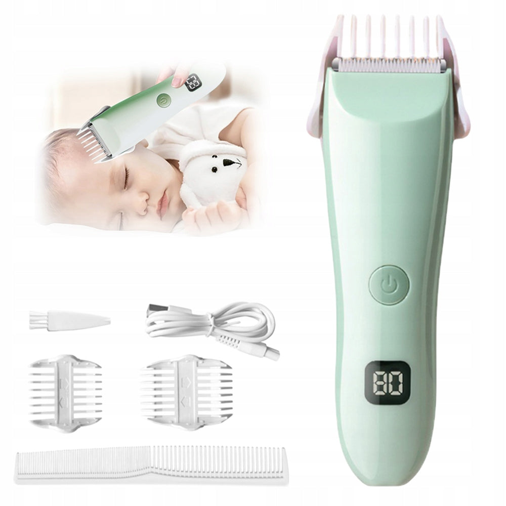 Kids Hair Trimmer and Shaver Waterproof Silent Hair Cutting Device
