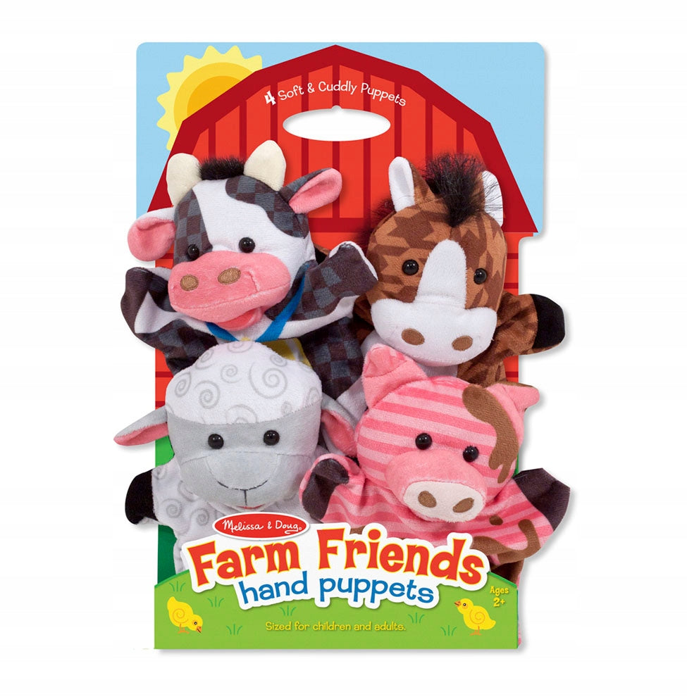 Kids Toys Hand Puppet Set Farm Animals Home Theatre