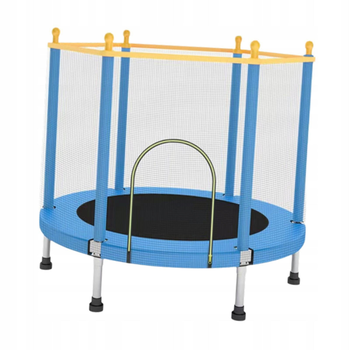 Kids Trampoline Mini Trampoline Enclosure Net Portable Non Slip blue Brand no brand