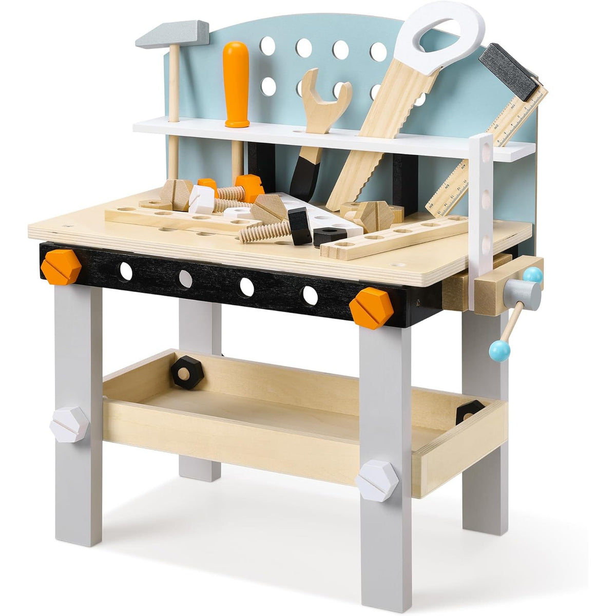 Kids Workbench MDF Tools Storage, Multicolor