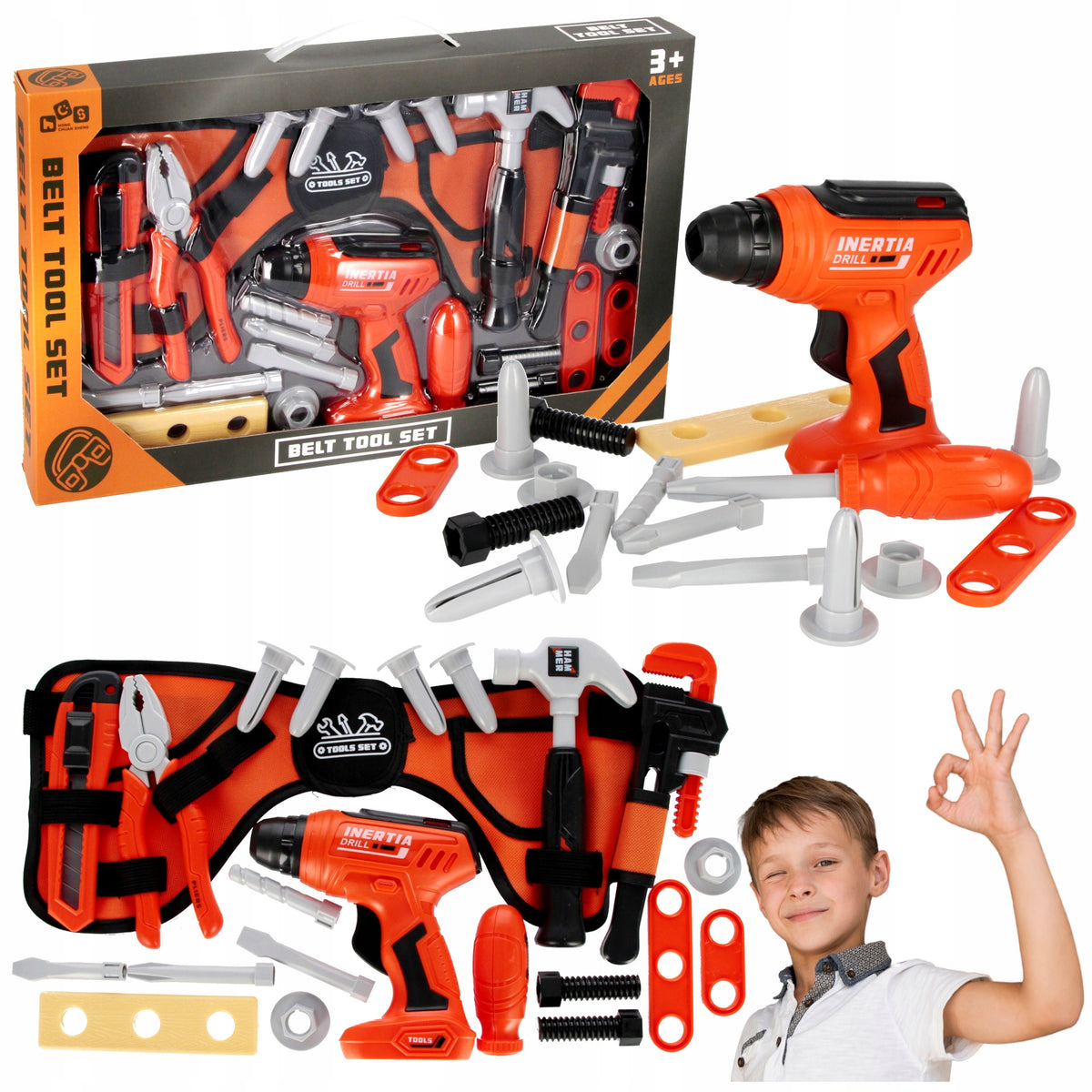 Kids Workshop DIY Kit Large with Tools for Gift 3+