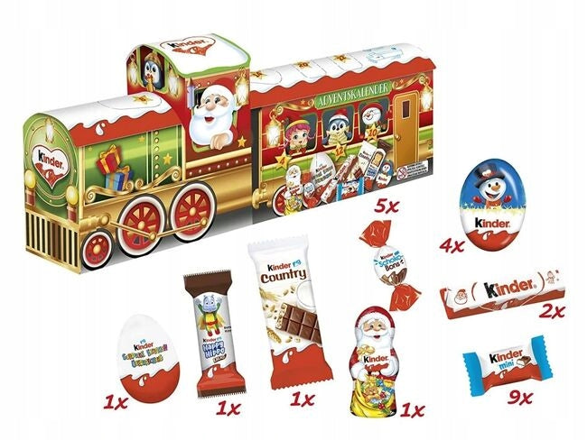Kinder Mix Adventní kalendář vláček, 226 g Manufacturer code KI585