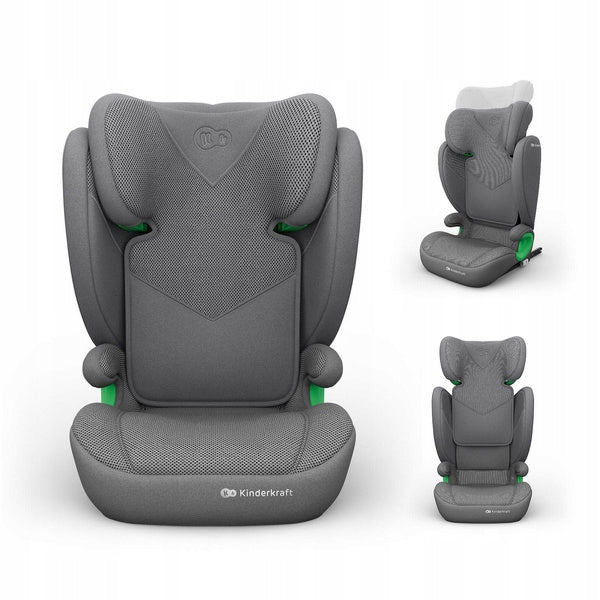 Kinderkraft Car seat JUNIOR FIX 2 PLUS i-Size Grey Manufacturer code KCJUFI20GRYPL0N