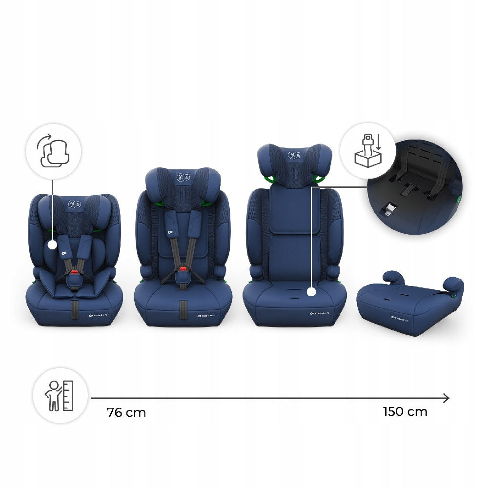 Kinderkraft Comfort Up 2 Plus - car seat 3in1 76-150 cm, 9-36 kg Brand Kinderkraft