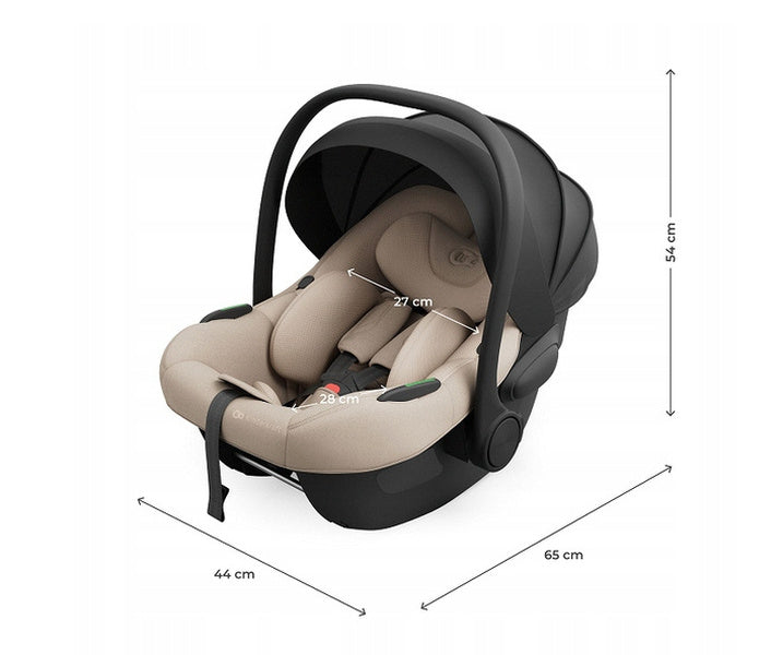 Kinderkraft I-LITE FX BEIGE car seat with ENDURA SAFE base Weight category 0-13 kg