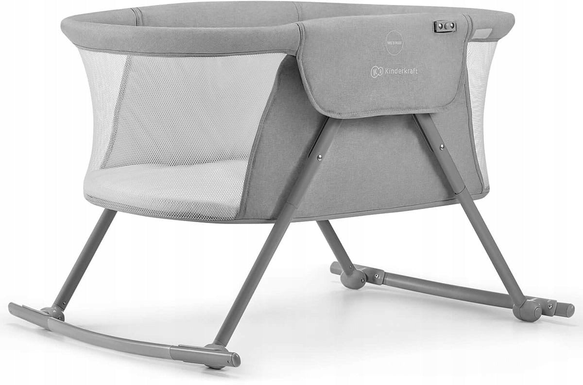 Kinderkraft Lovi Travel Baby Crib Multifunctional 3in1 | Grey Manufacturer code KKLLOVIGRY0000