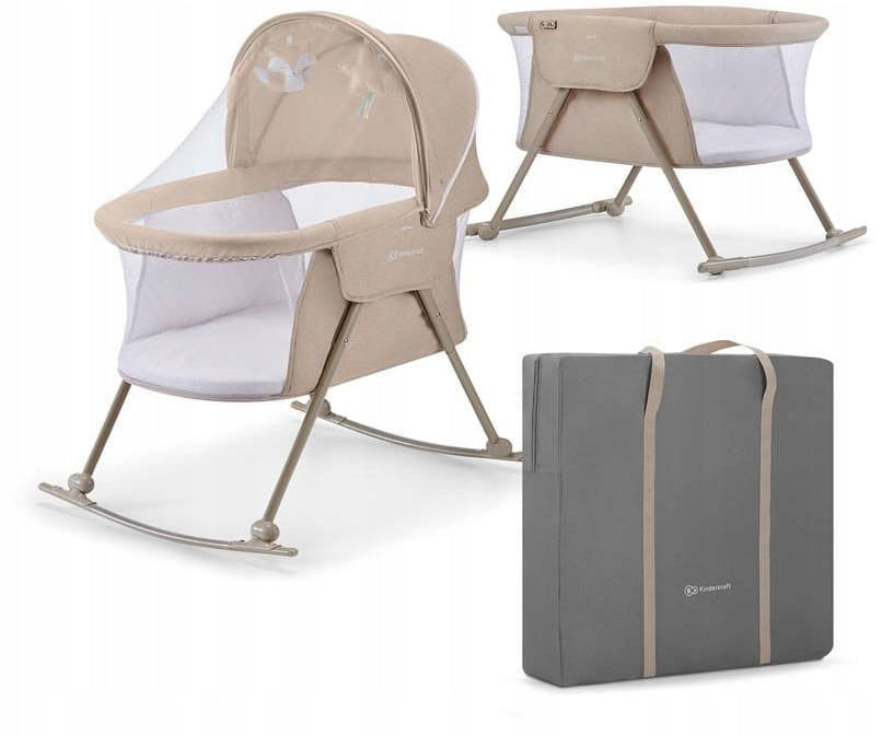 Kinderkraft Lovi Travel Cot Multifunctional 3in1| Beige