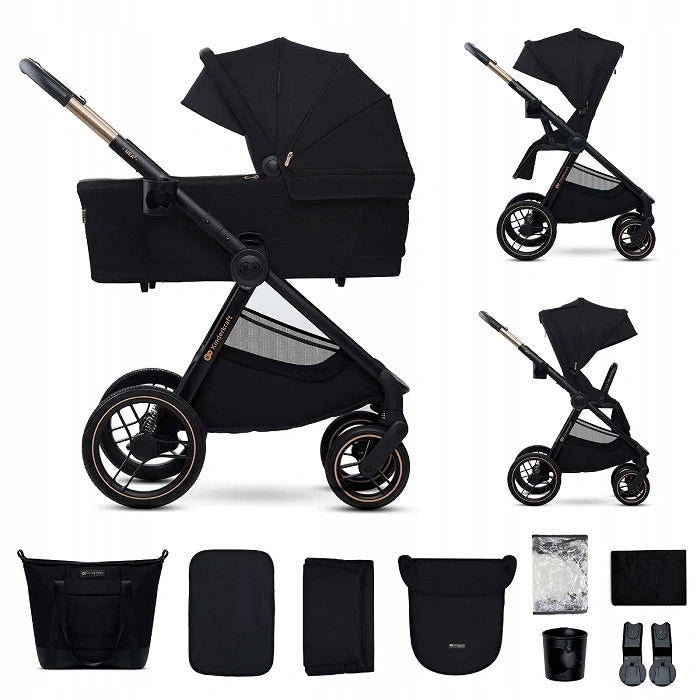 Kinderkraft NEA 2 Midnight Black stroller 2in1 up to 22 kg