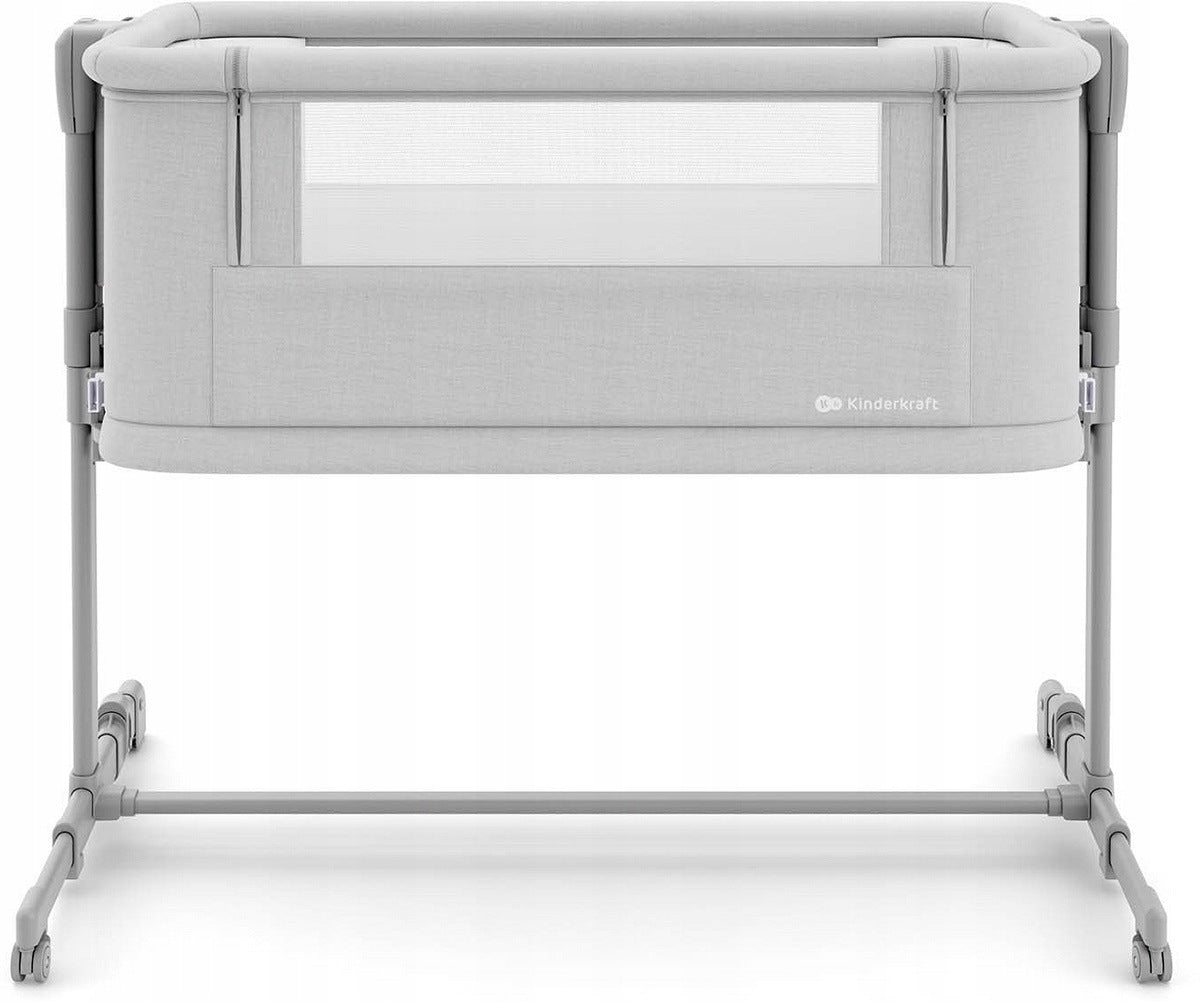 Kinderkraft Nestee Grow 2 - baby cot 3in1 | Light Grey Color gray