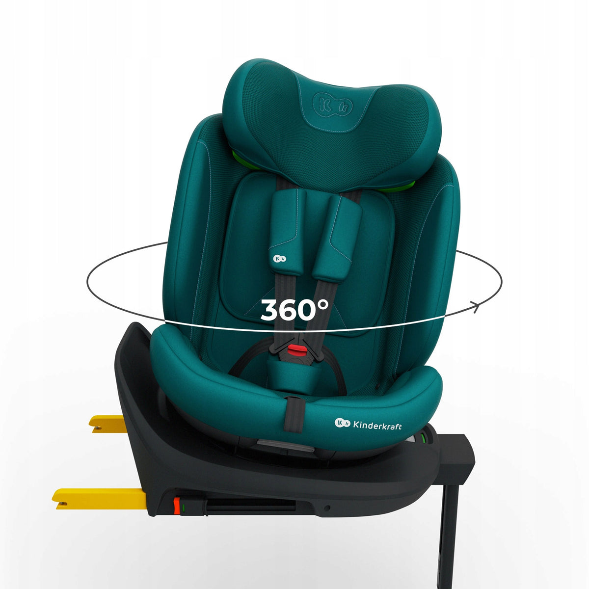 Kinderkraft Rotating car seat I-360 i-Size 40-150 ISOFIX with leg Brand Kinderkraft
