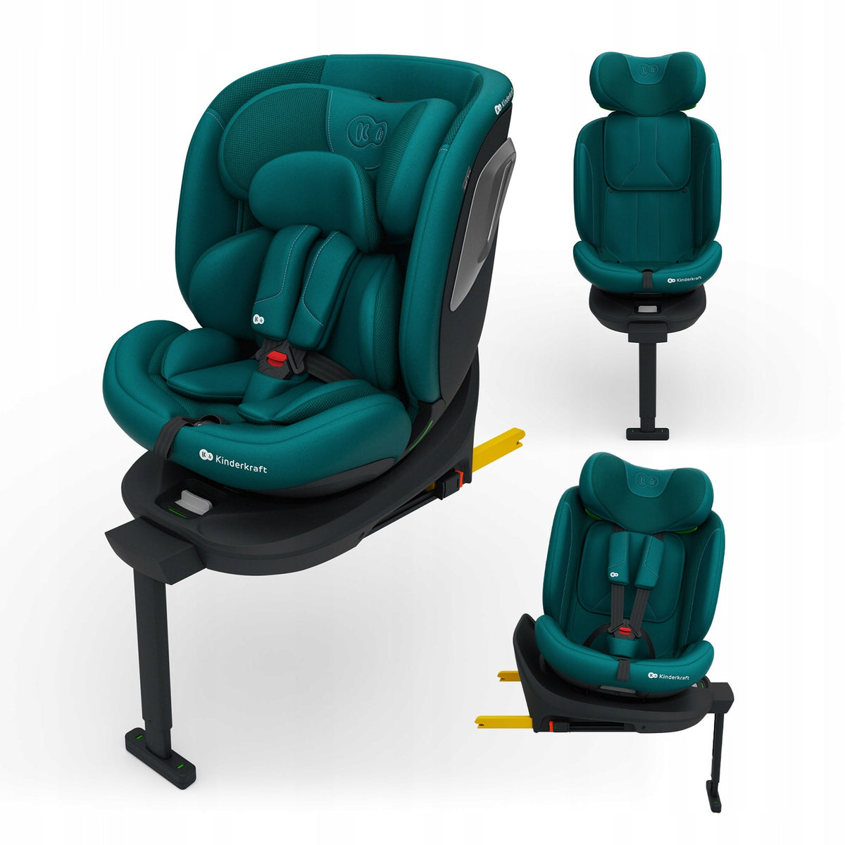 Kinderkraft Rotating car seat I-360 i-Size 40-150 ISOFIX with leg