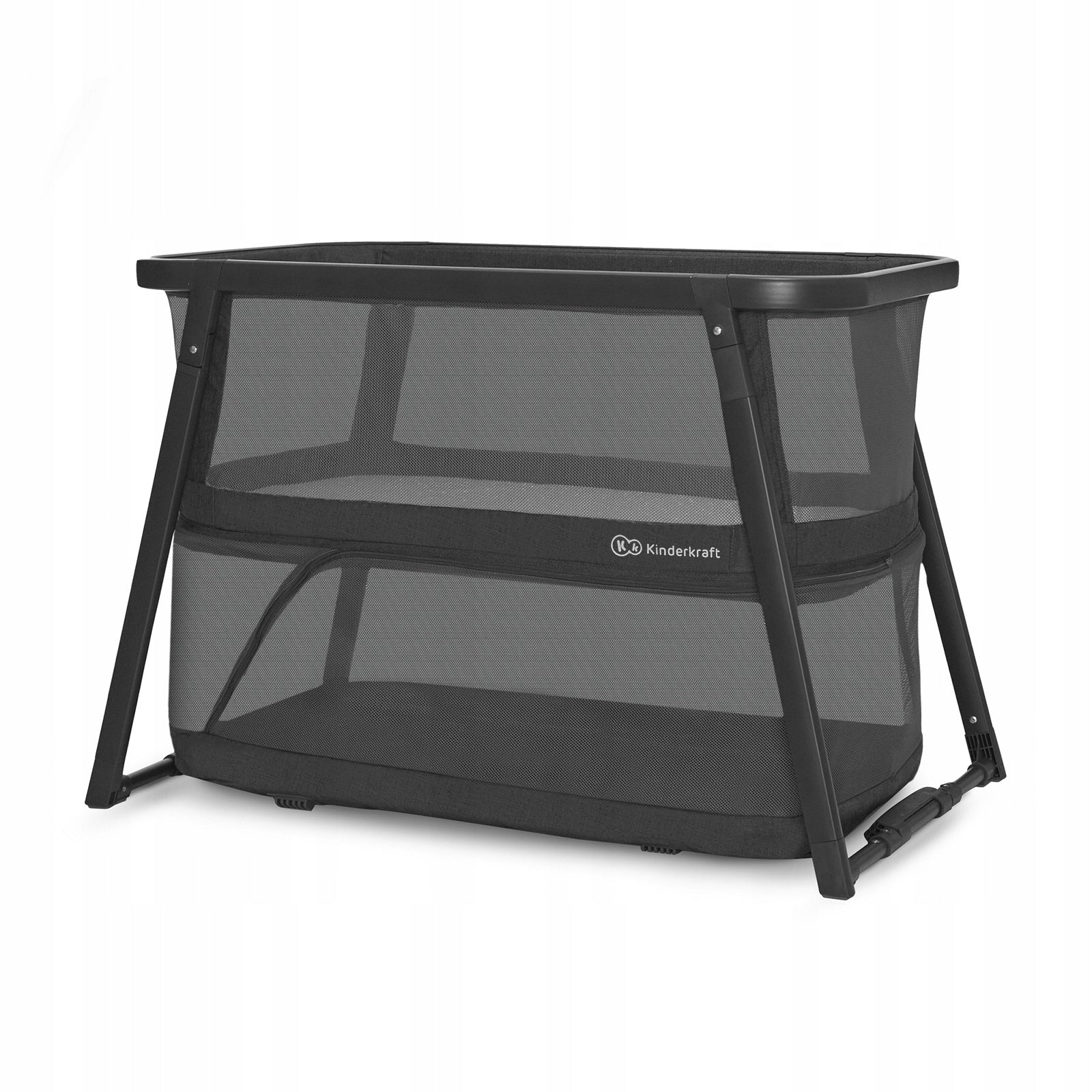 Kinderkraft Sofi Plus multifunctional baby cot 4in1 Gray