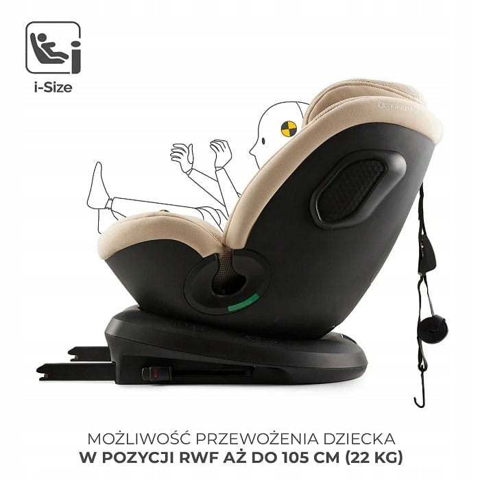 Kinderkraft Xpedition 3 i-Size Isofix 0-36 kg Rotating Car Seat Manufacturer code KCXPED03BEG0000