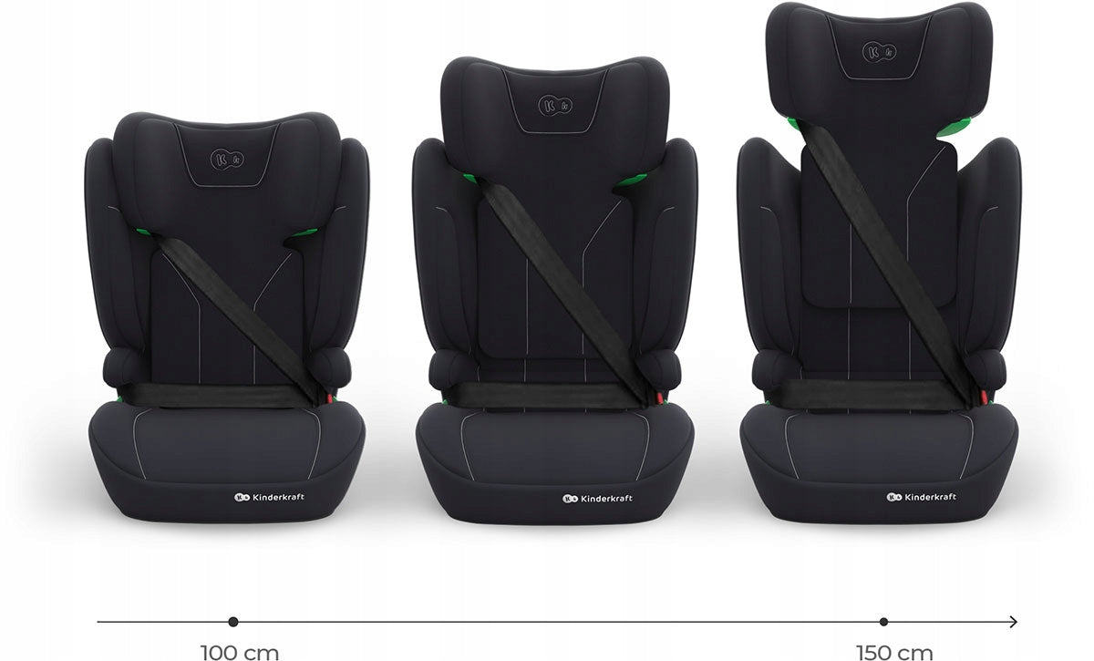 Kinderkraft i-Spark 2 PLUS - car seat 15-36 kg 100-150 cm Manufacturer code KCISPA02BLKPL00