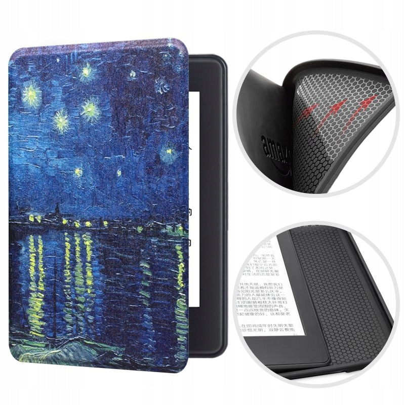 Kindle 11 Touch Silicone Back Case Patterns 24 Starry Night