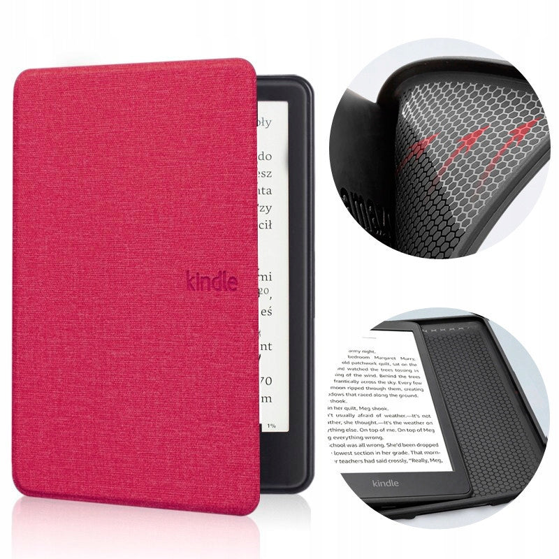 Kindle Paperwhite Case 1/2/3 Silicone Back Raspberry Texture